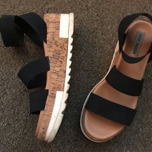 Steve Madden Bandi Platform Wedge Sandals